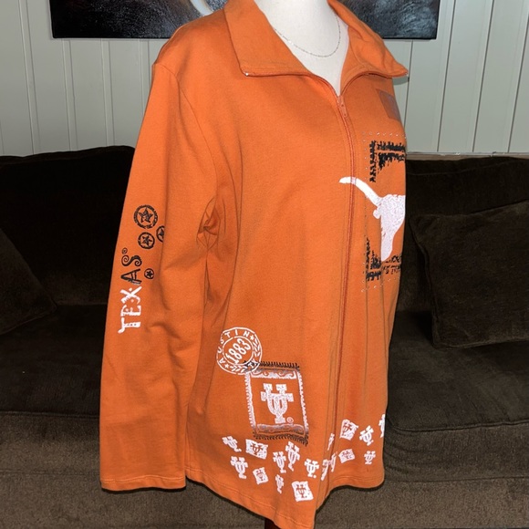 P. Michael • Texas Longhorn • Orange • Collegiate Apparel • Medium • Jacket •New - Picture 12 of 16